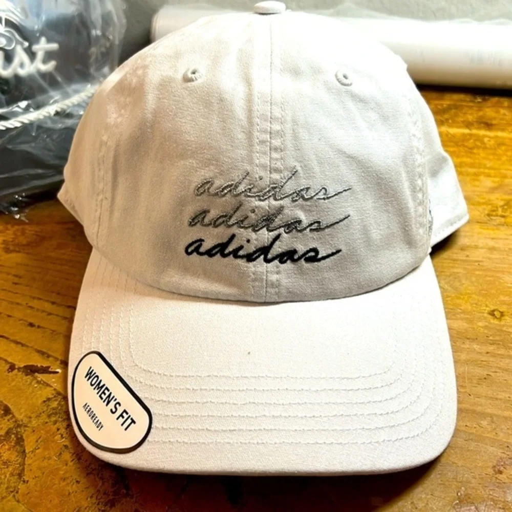 Women’s Adidas, cap women’s fit aeroready new with tags white